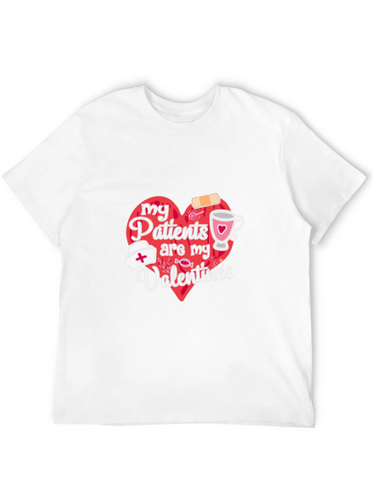 Camiseta Negra My Patients are My Valentines