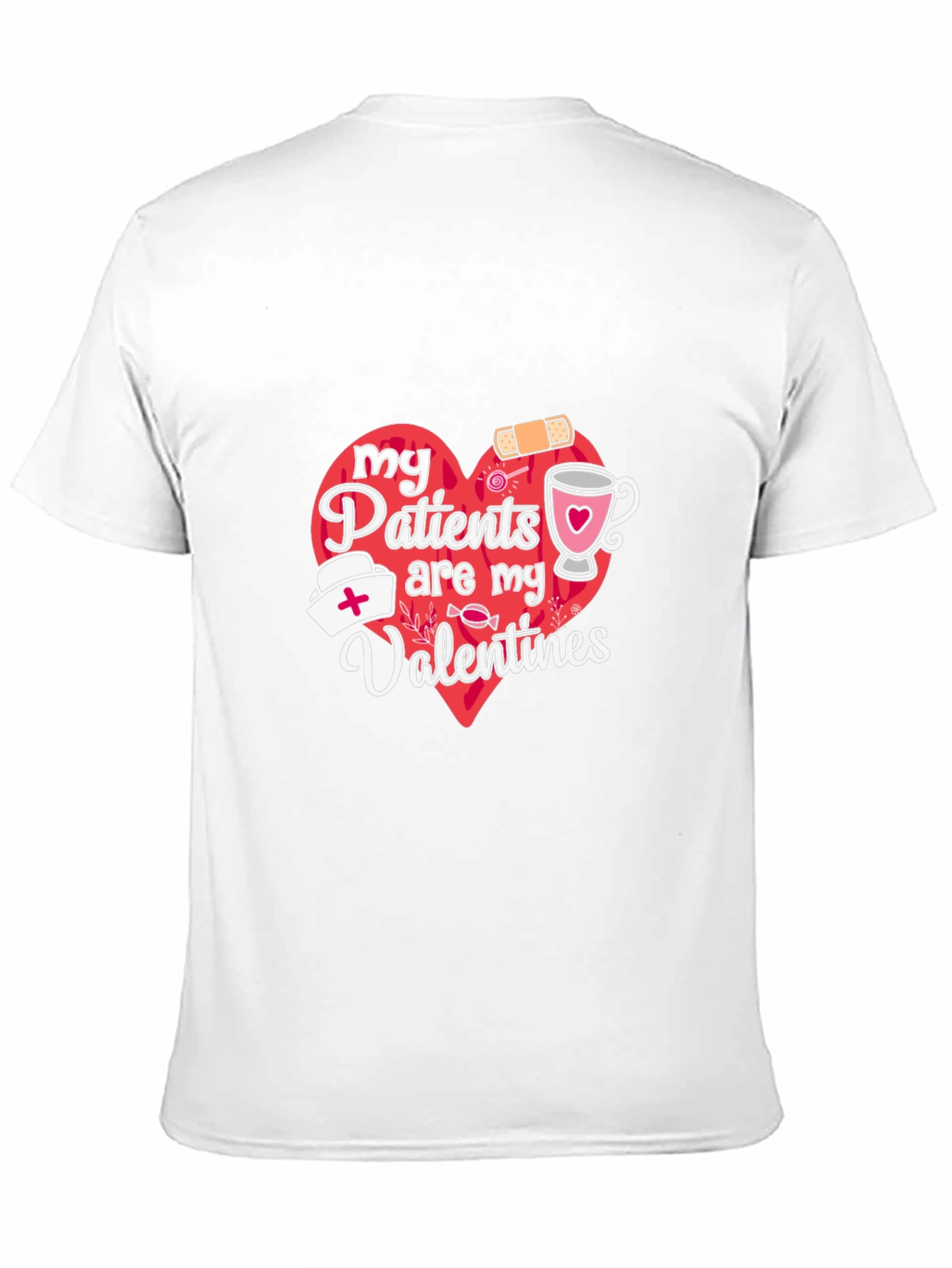 Camiseta Negra My Patients are My Valentines
