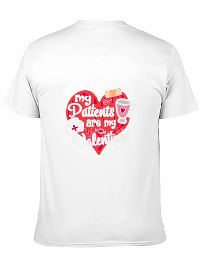 Camiseta Negra My Patients are My Valentines