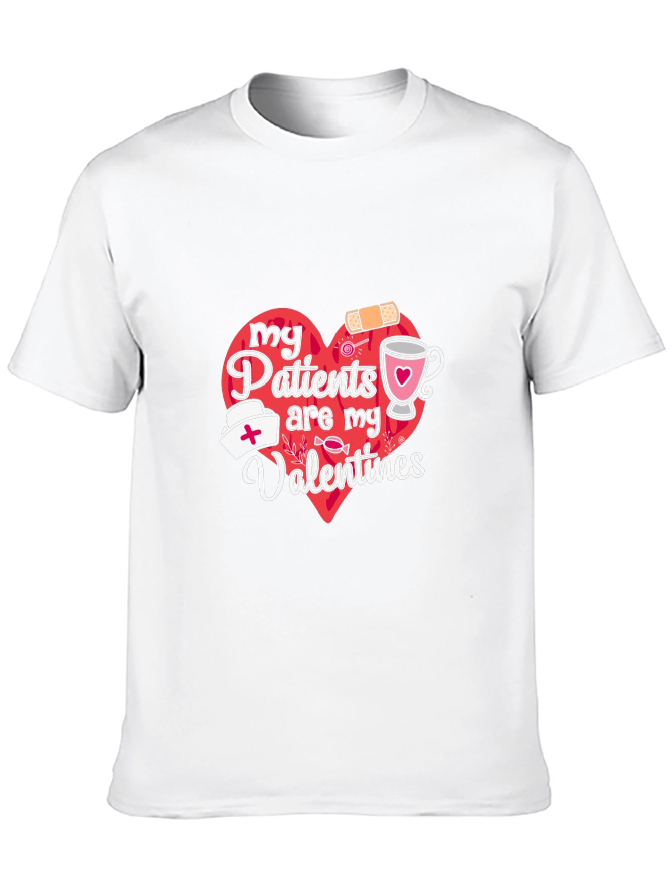 Camiseta Negra My Patients are My Valentines