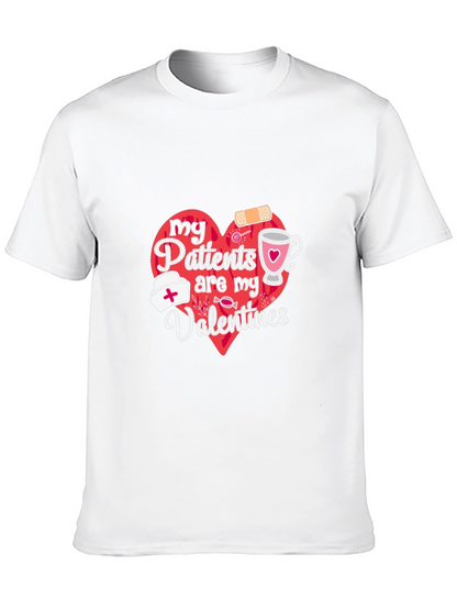 Camiseta Negra My Patients are My Valentines