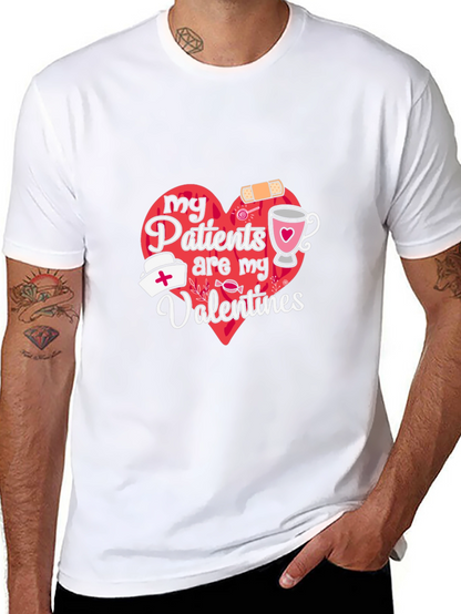 Camiseta Negra My Patients are My Valentines