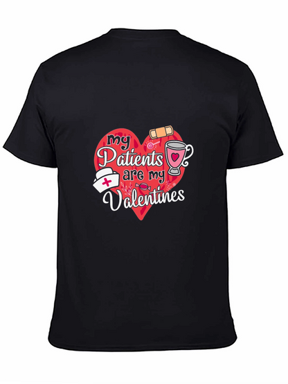 Camiseta Negra My Patients are My Valentines
