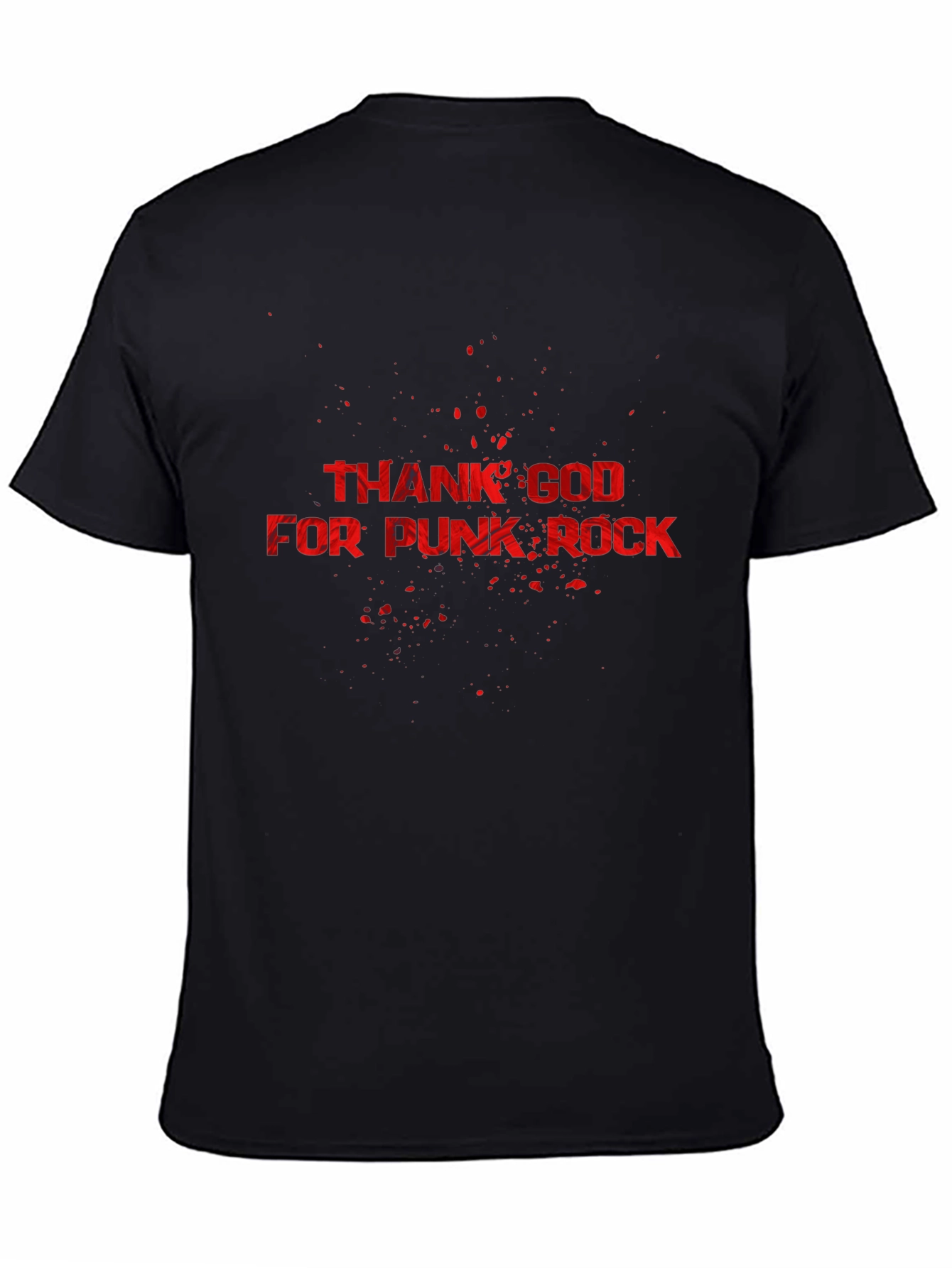 Camiseta Negra Thank God For Punk Rock