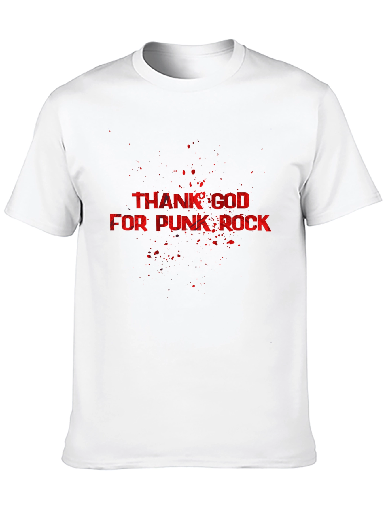 Camiseta Negra Thank God For Punk Rock