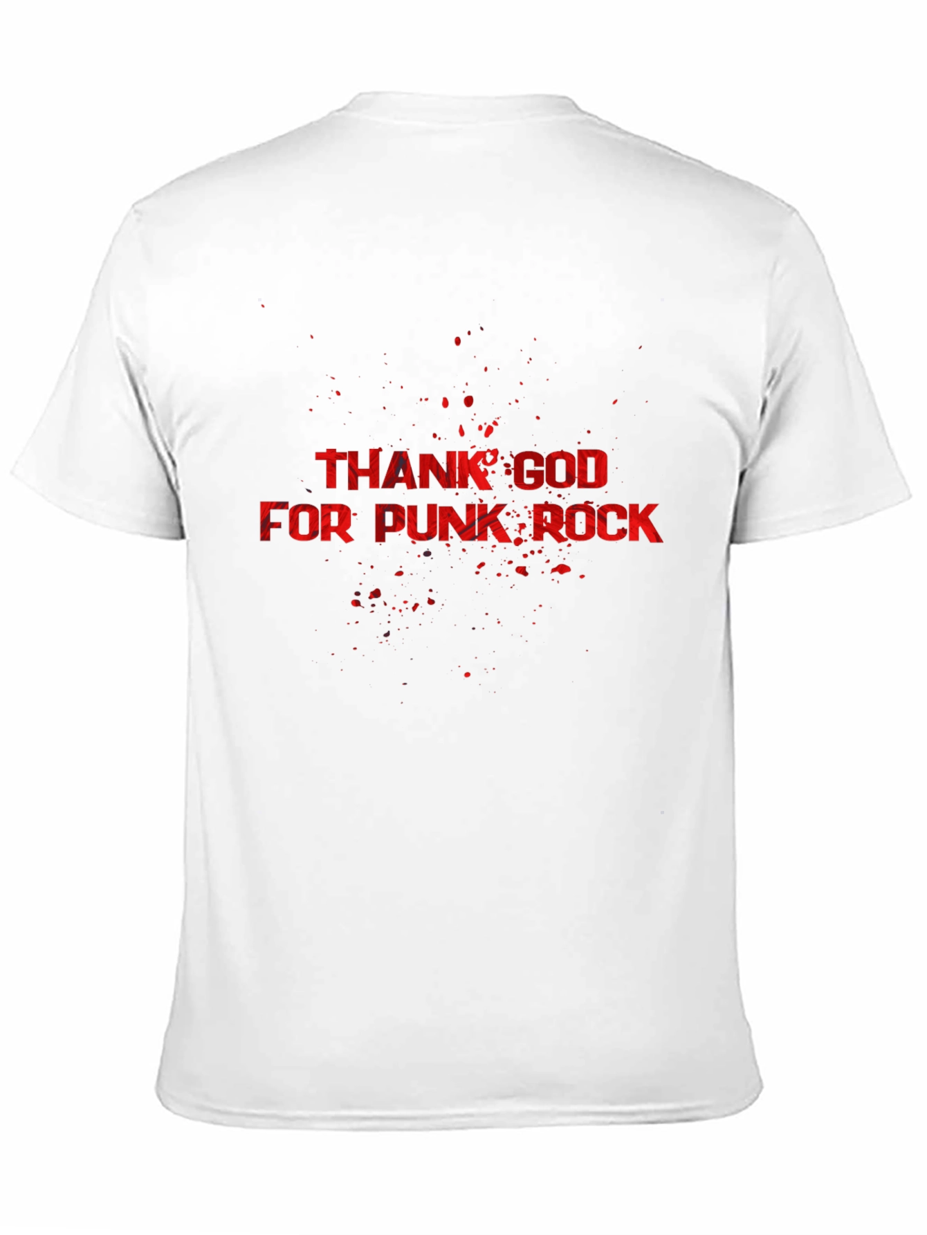 Camiseta Negra Thank God For Punk Rock
