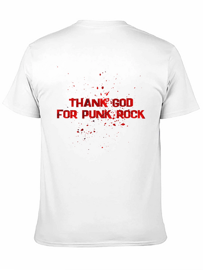 Camiseta Negra Thank God For Punk Rock