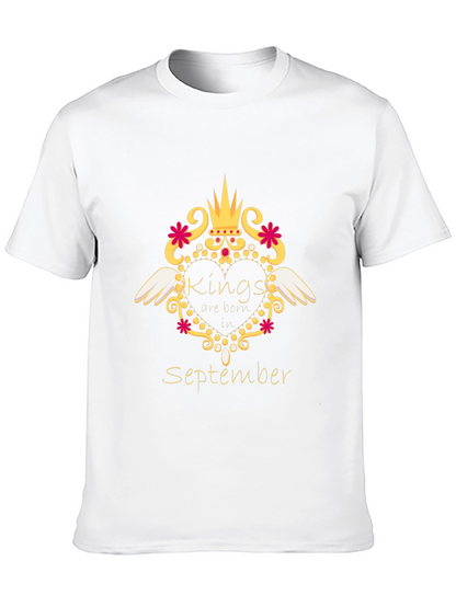 Camiseta Negra Kings are Born in September