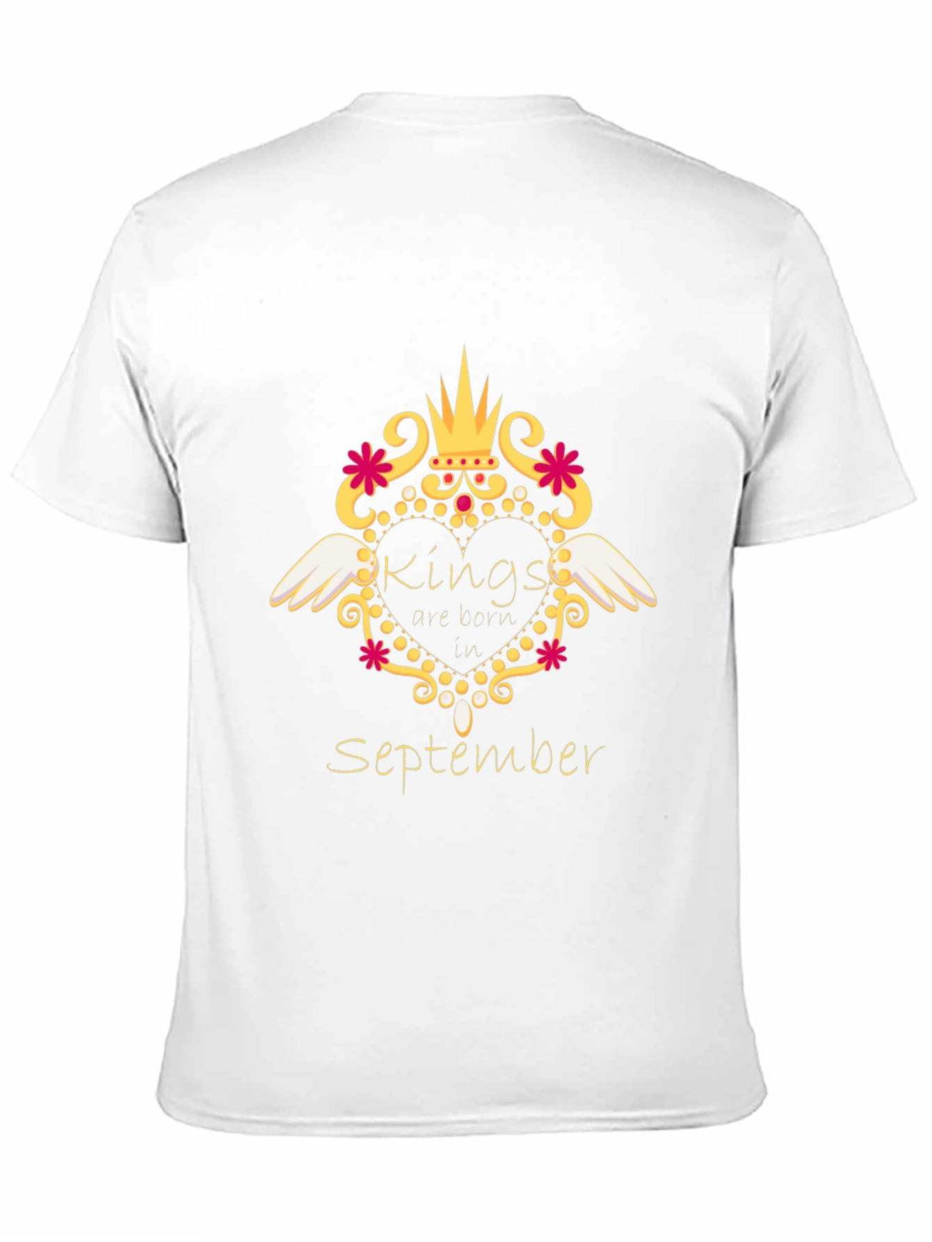 Camiseta Negra Kings are Born in September