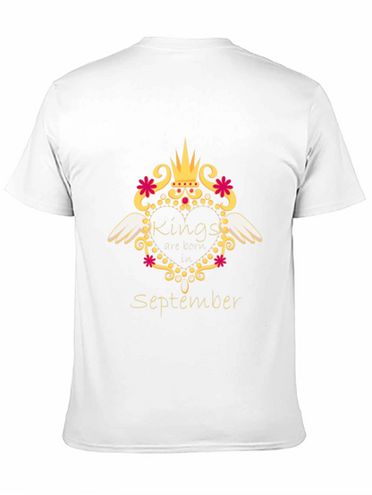 Camiseta Negra Kings are Born in September