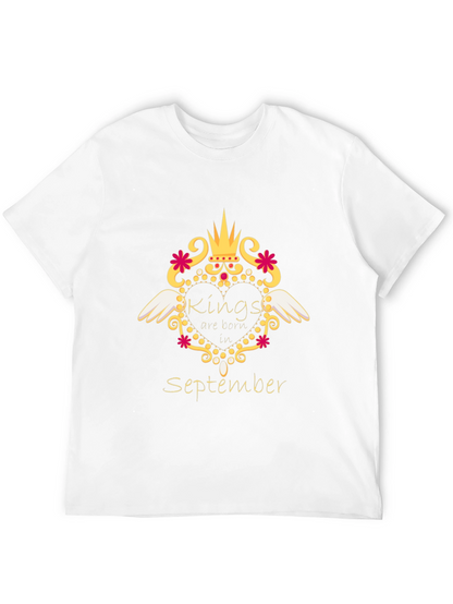 Camiseta Negra Kings are Born in September