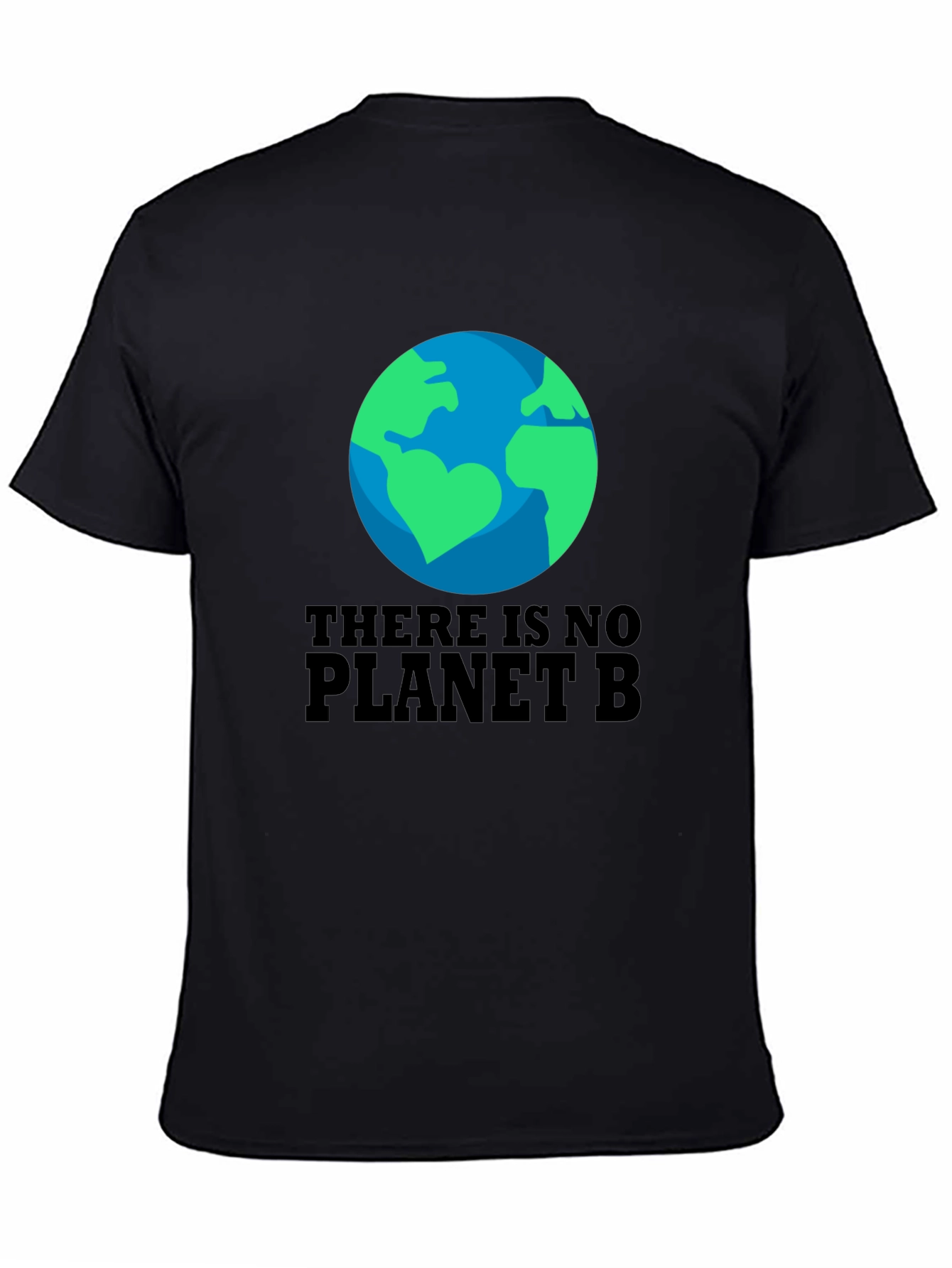 Camiseta Negra: No hay Planeta B