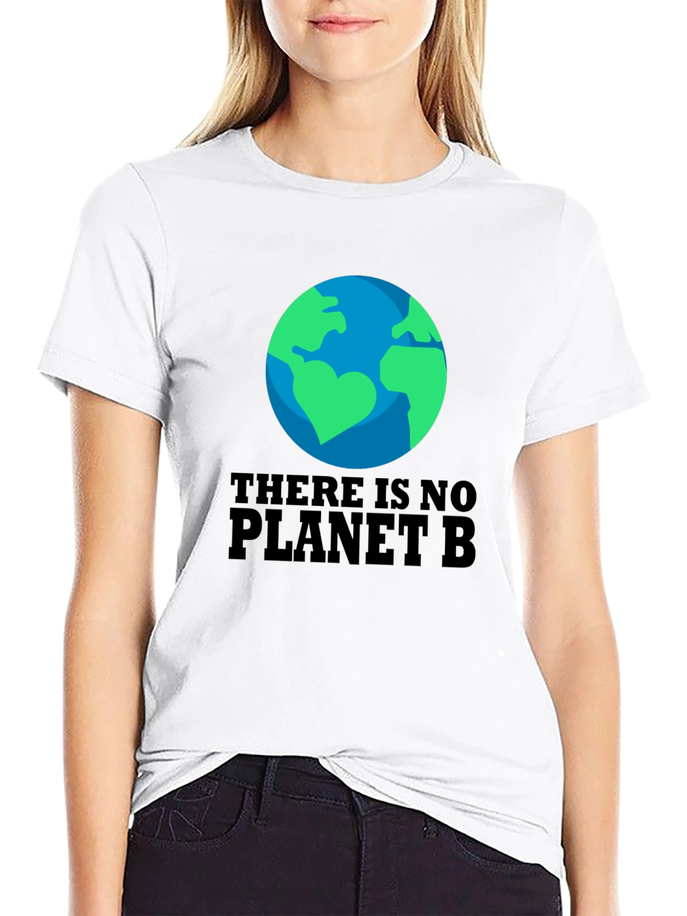 Camiseta Negra: No hay Planeta B