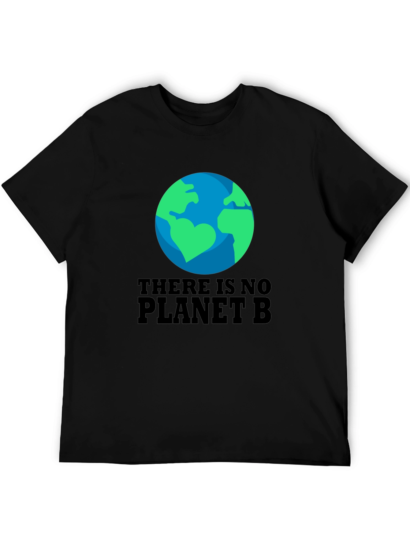 Camiseta Negra: No hay Planeta B