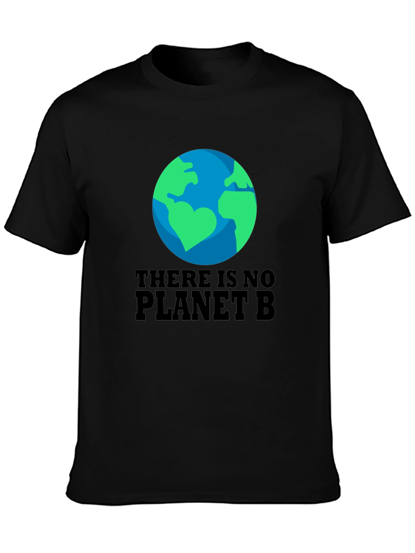 Camiseta Negra: No hay Planeta B