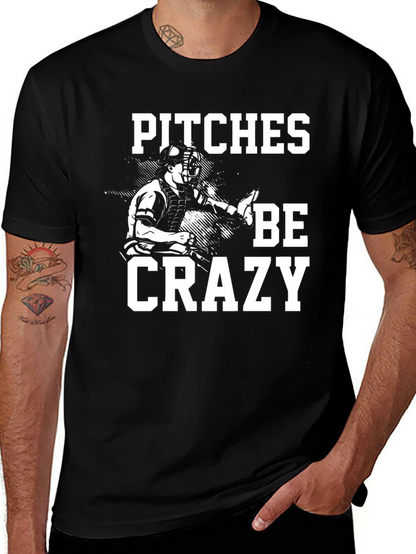 Camiseta Negra Pitches Be Crazy