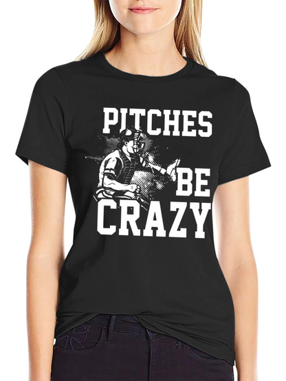 Camiseta Negra Pitches Be Crazy
