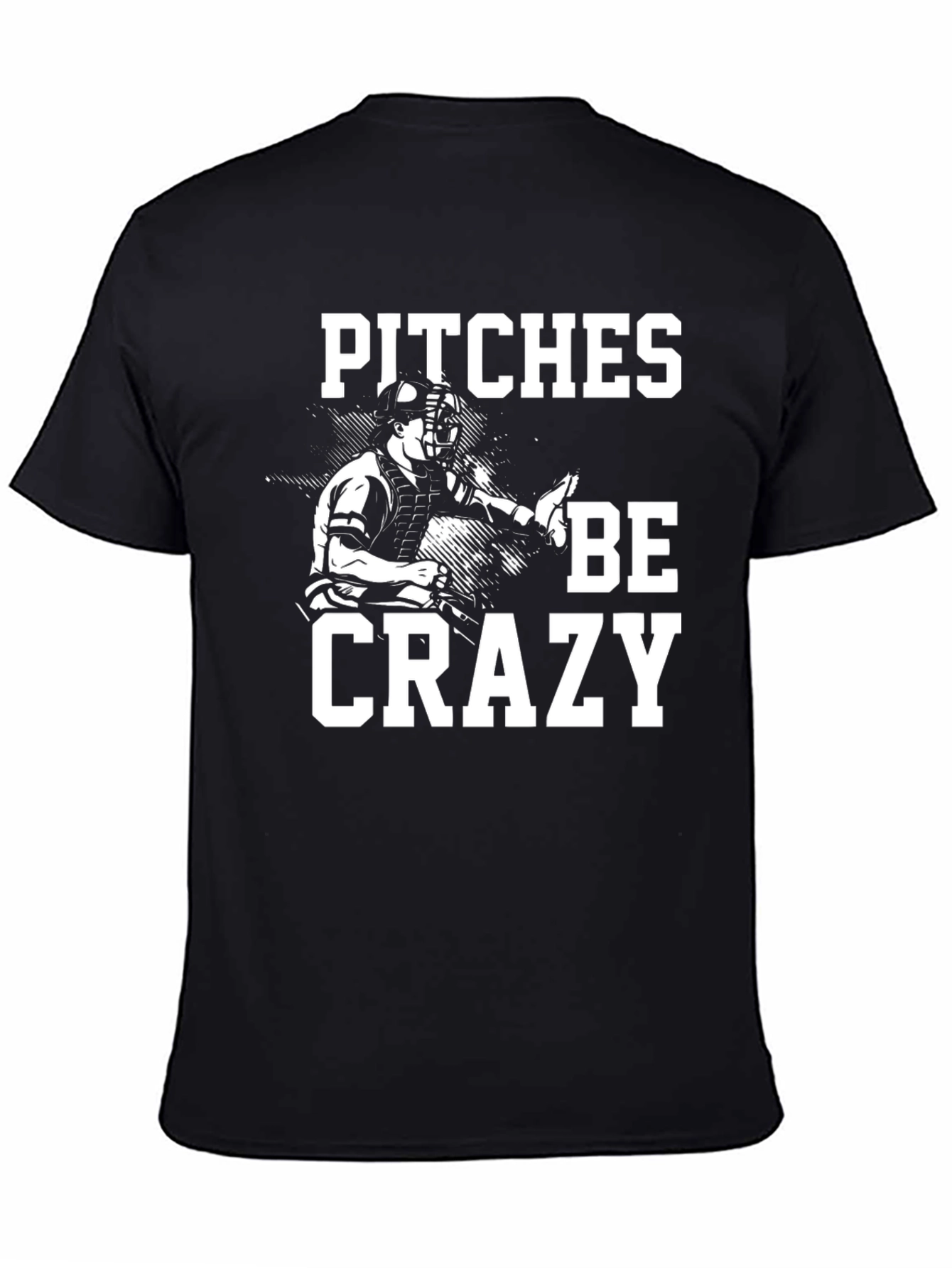 Camiseta Negra Pitches Be Crazy