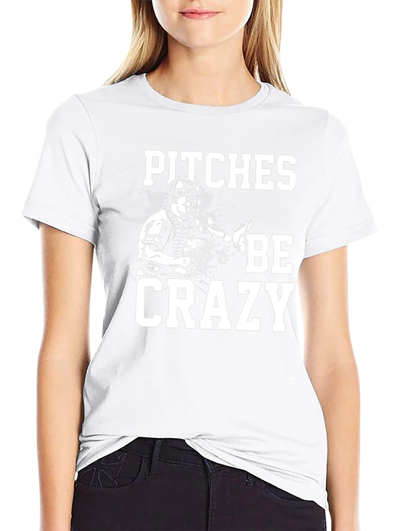 Camiseta Negra Pitches Be Crazy