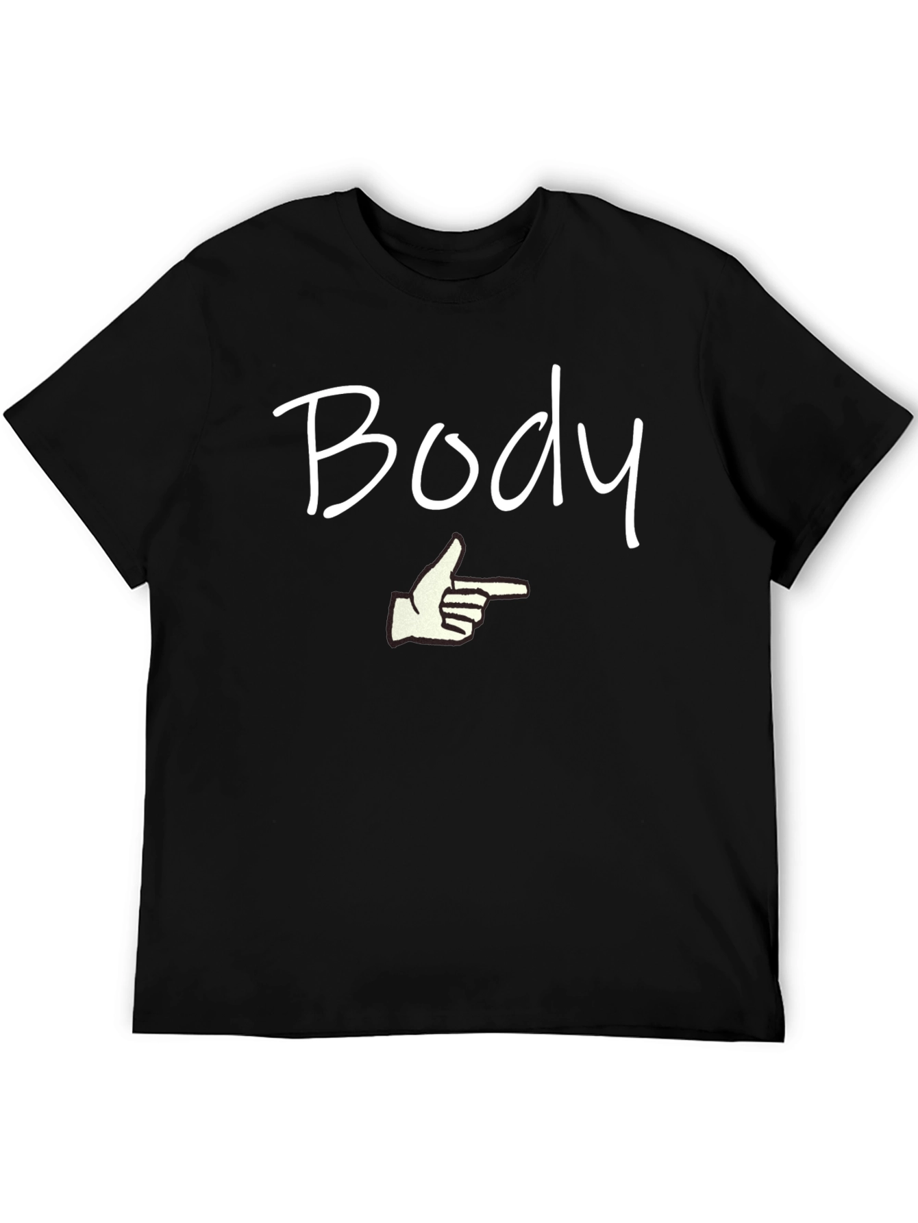Camiseta Hombre Negra - Body