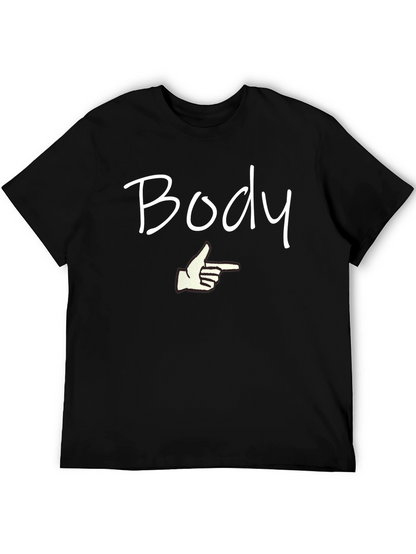 Camiseta Hombre Negra - Body