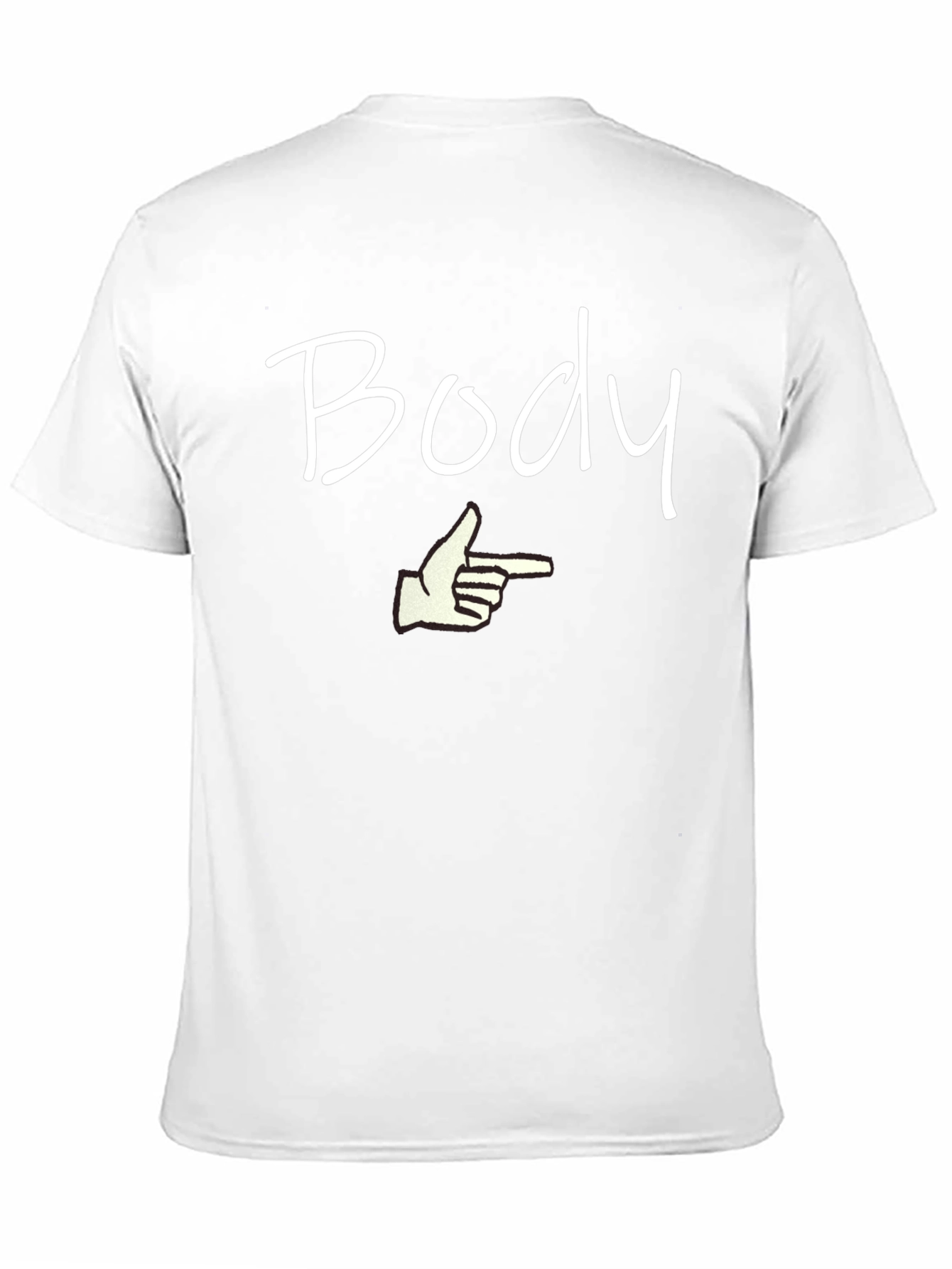 Camiseta Hombre Negra - Body