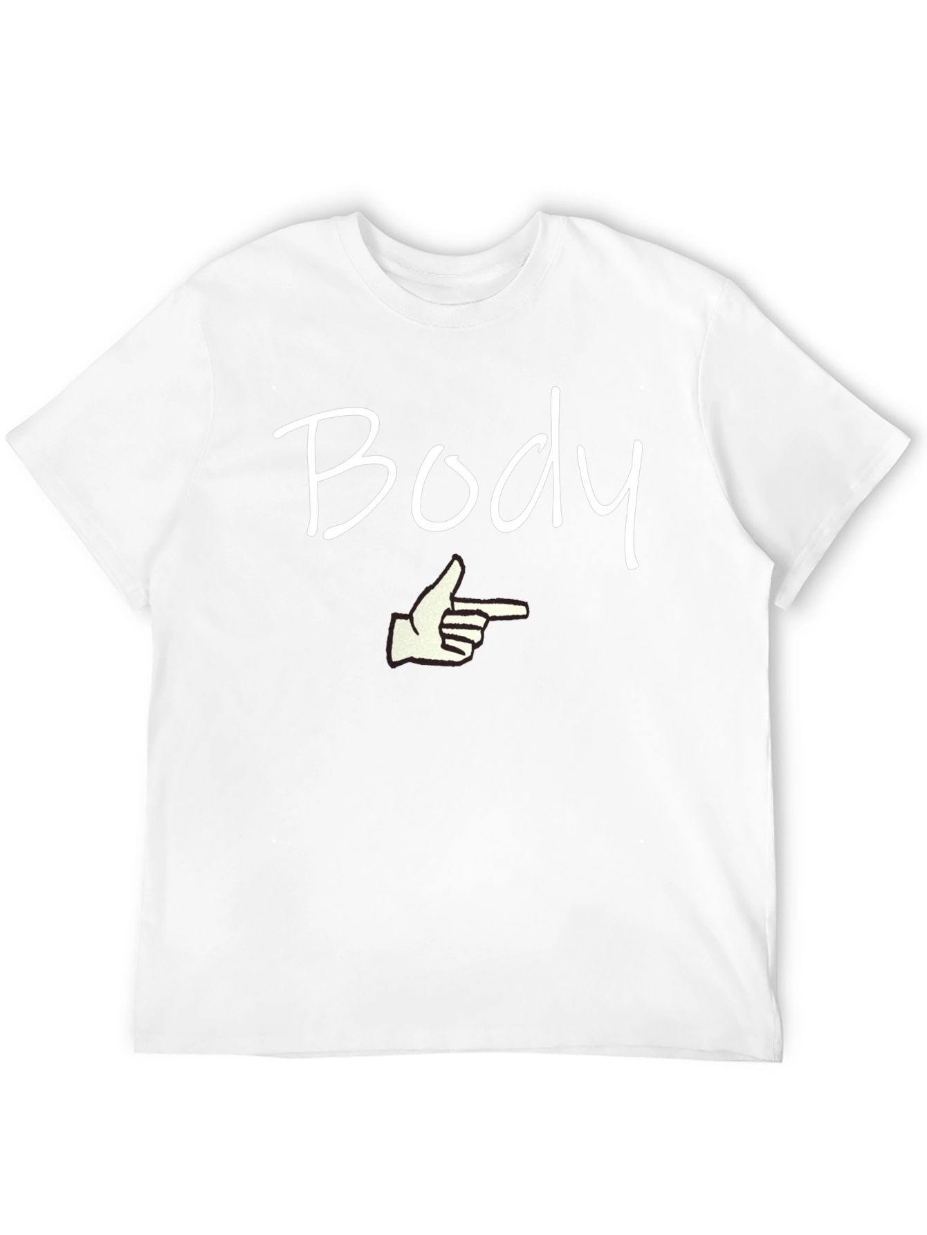 Camiseta Hombre Negra - Body
