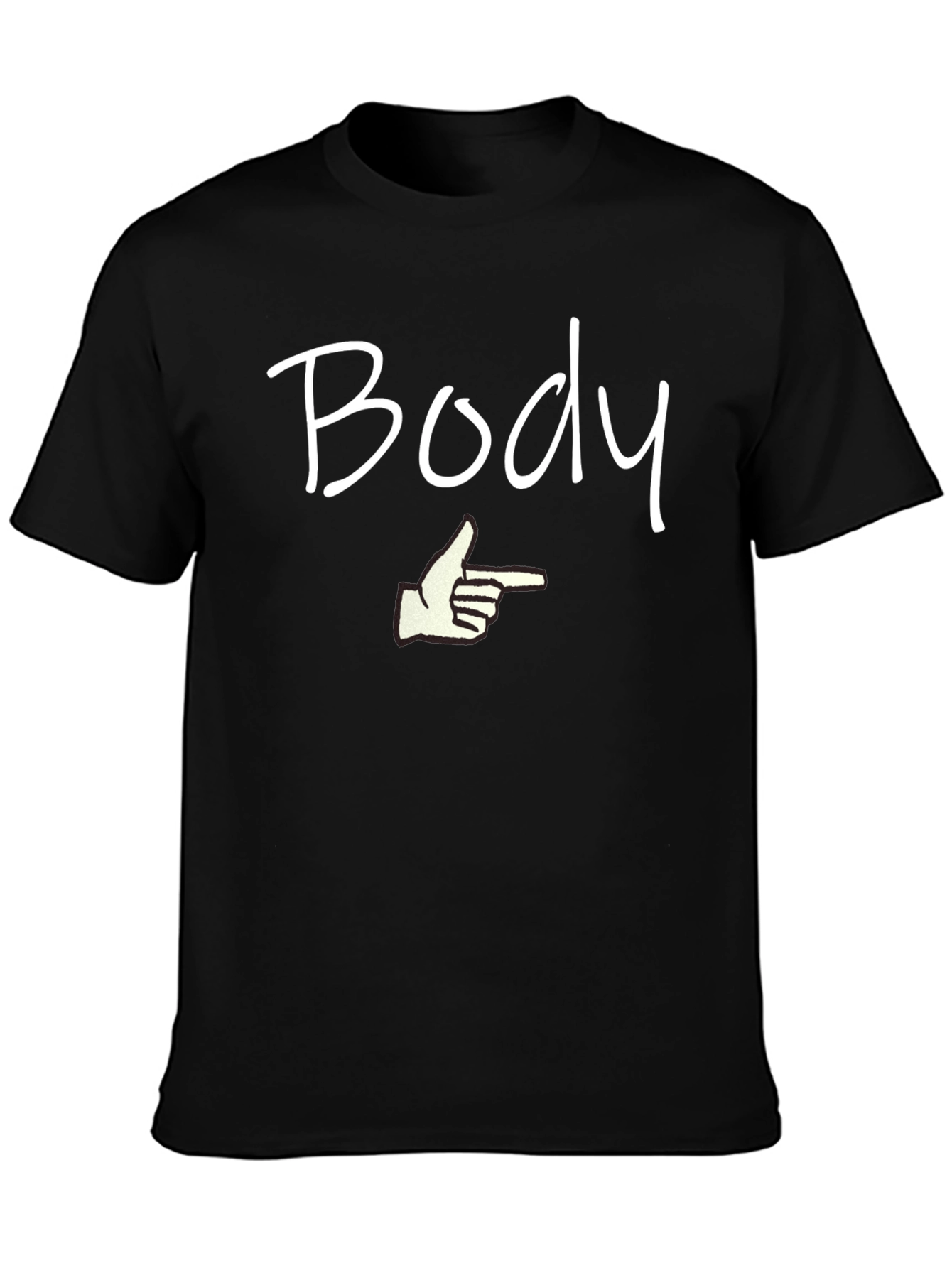 Camiseta Hombre Negra - Body