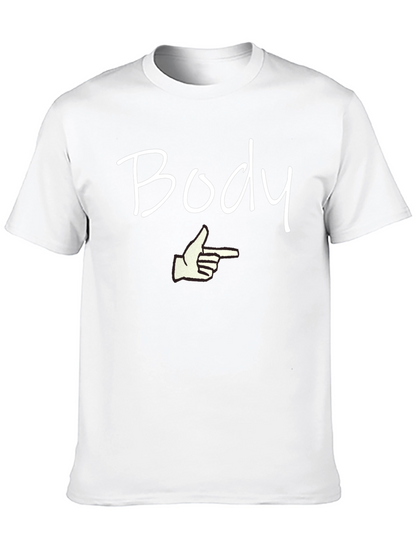 Camiseta Hombre Negra - Body