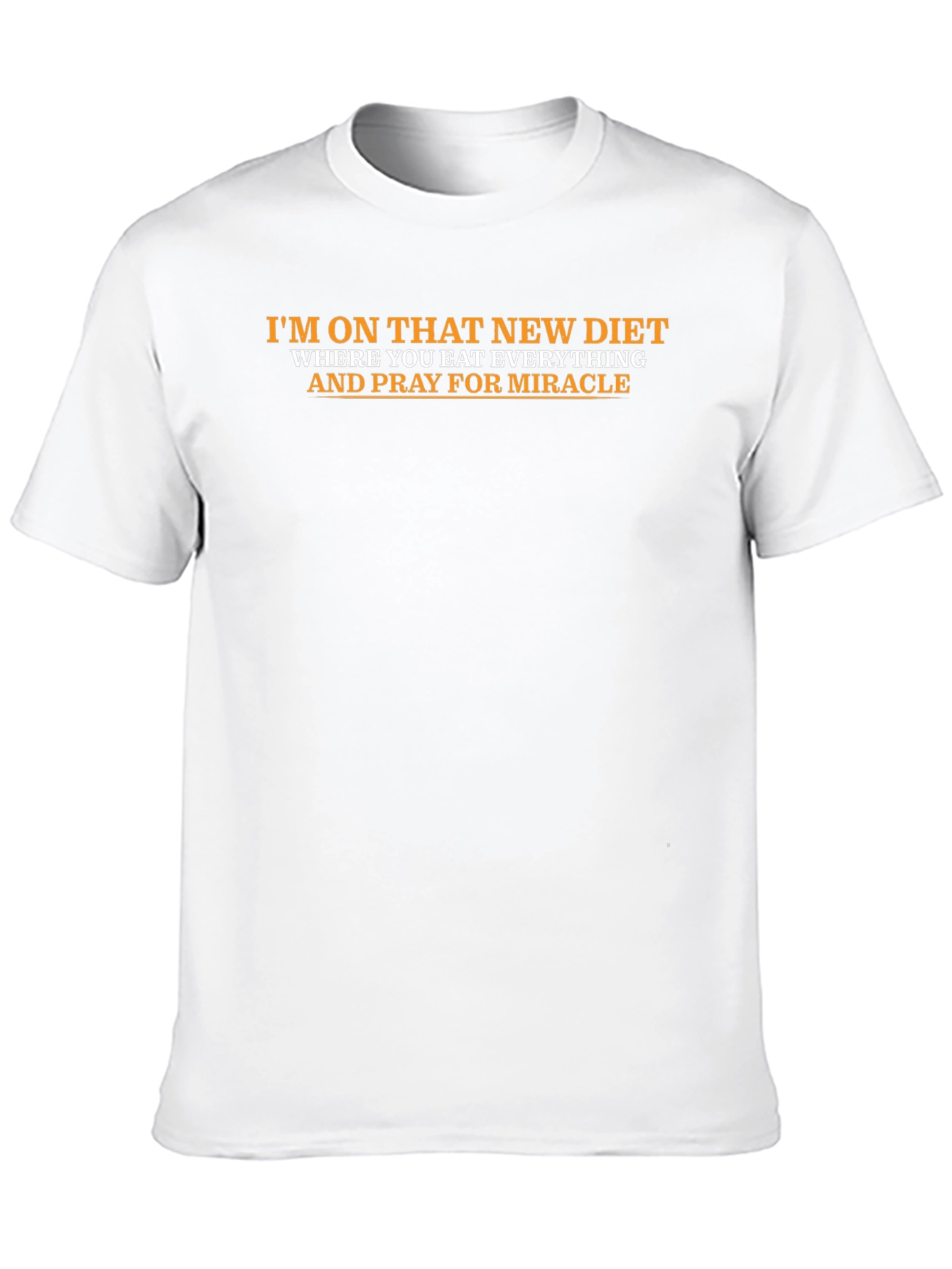 Camiseta Divertida: Dieta y Milagros