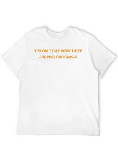 Camiseta Divertida: Dieta y Milagros