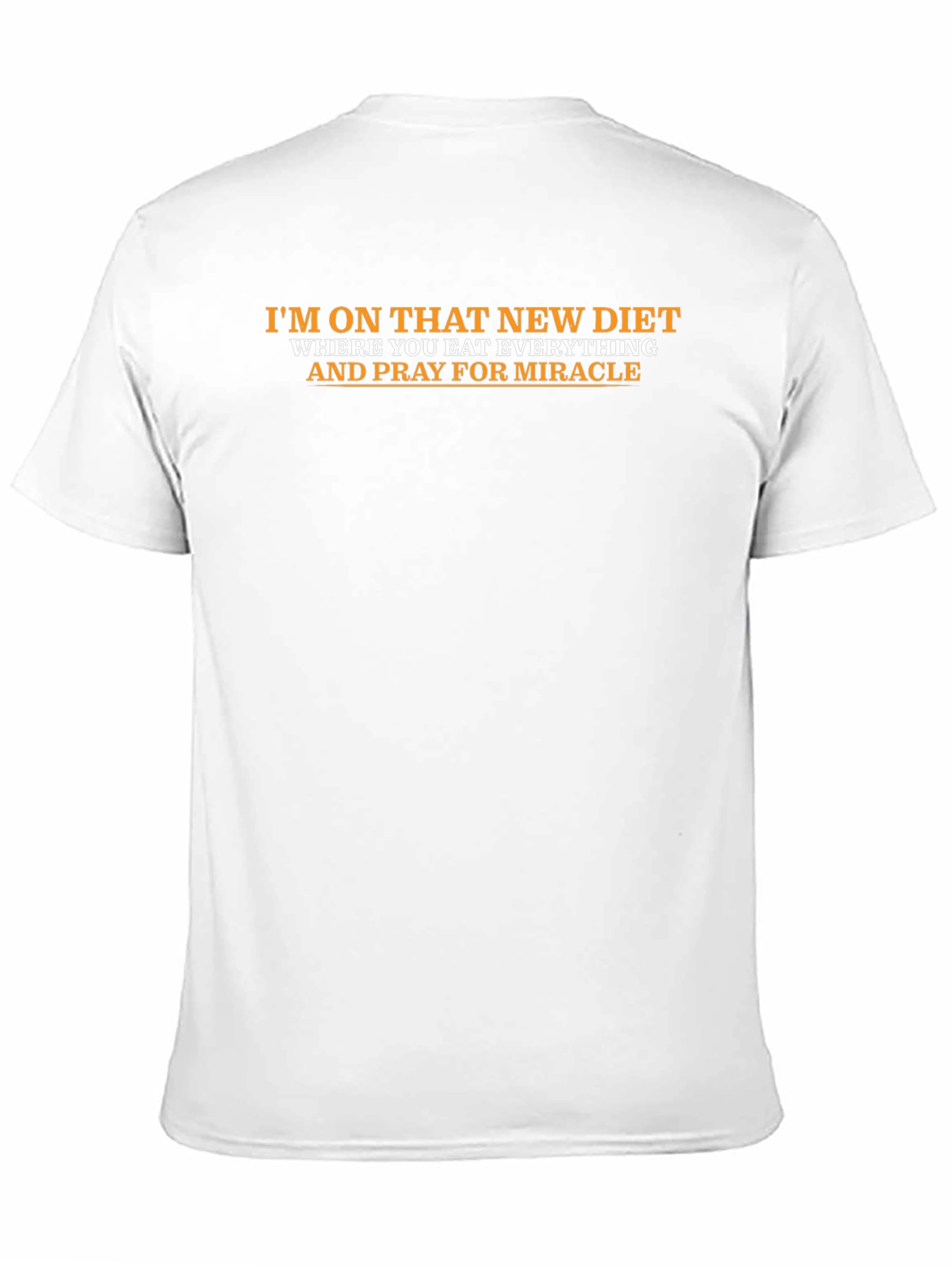 Camiseta Divertida: Dieta y Milagros