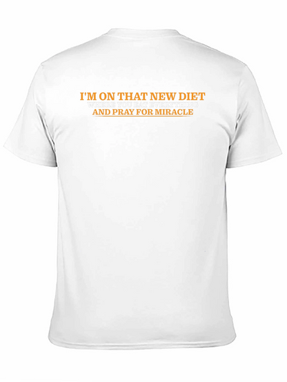 Camiseta Divertida: Dieta y Milagros