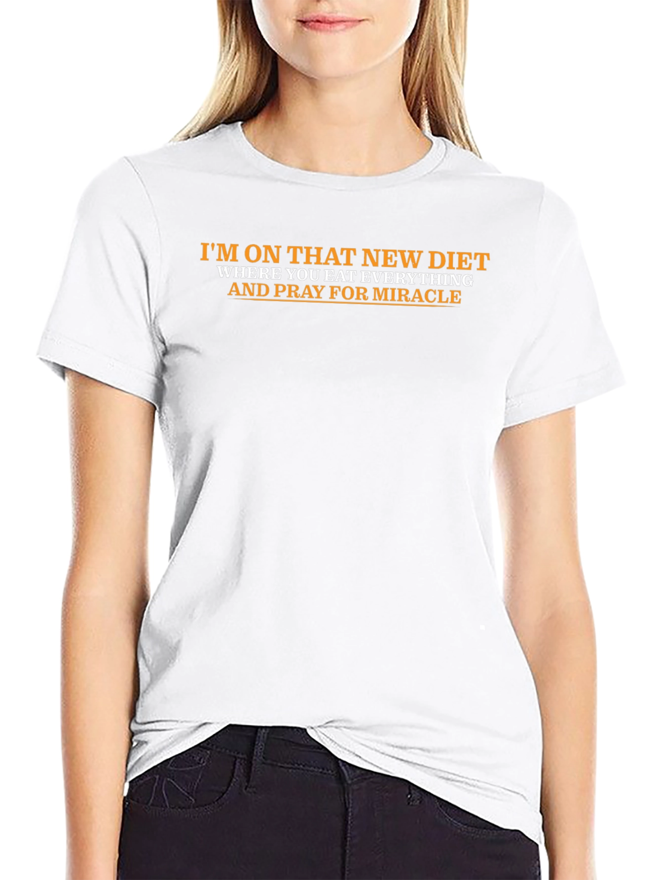 Camiseta Divertida: Dieta y Milagros