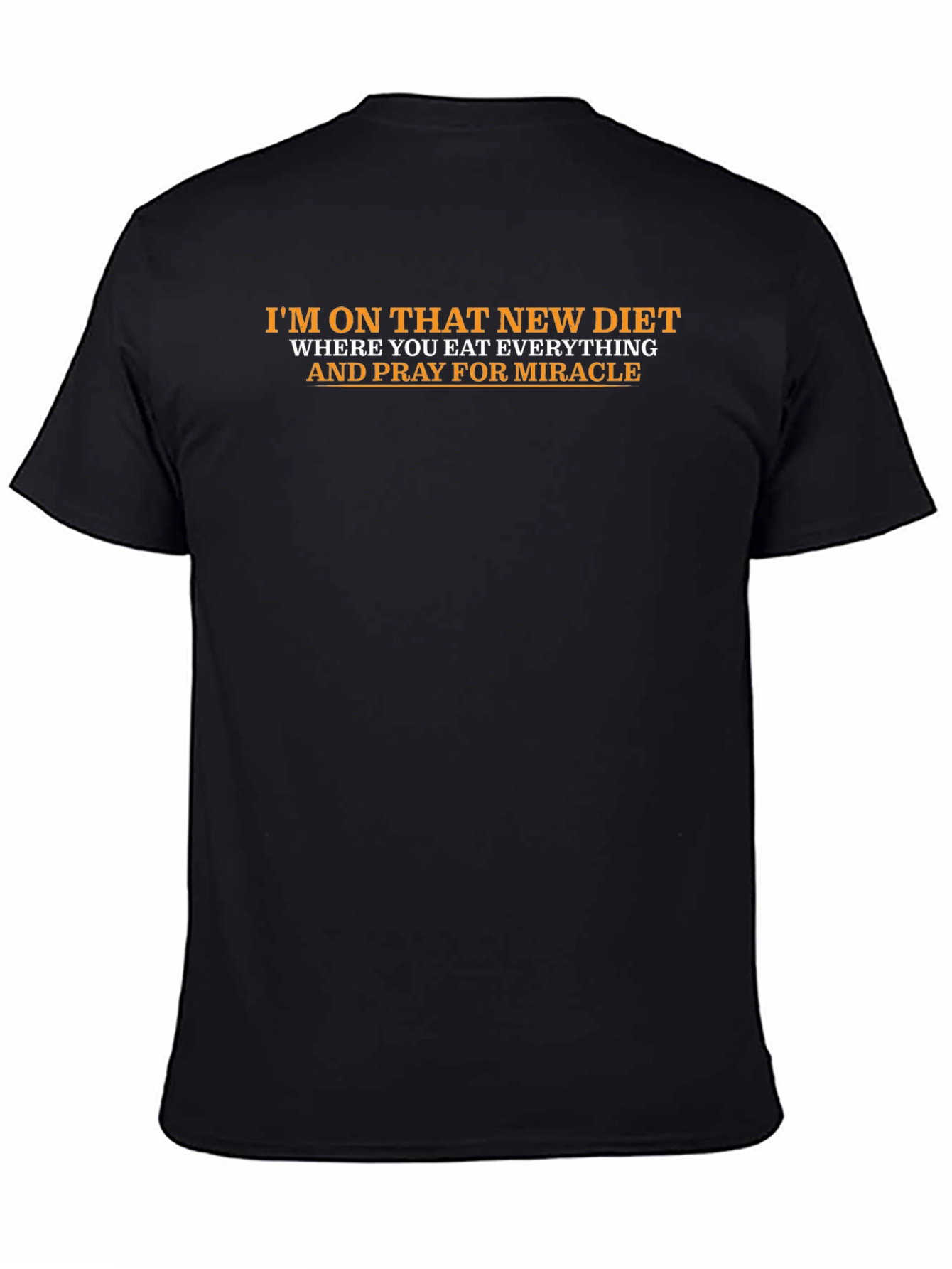 Camiseta Divertida: Dieta y Milagros