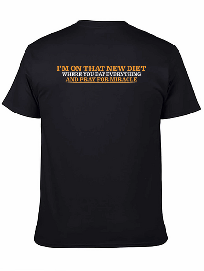 Camiseta Divertida: Dieta y Milagros