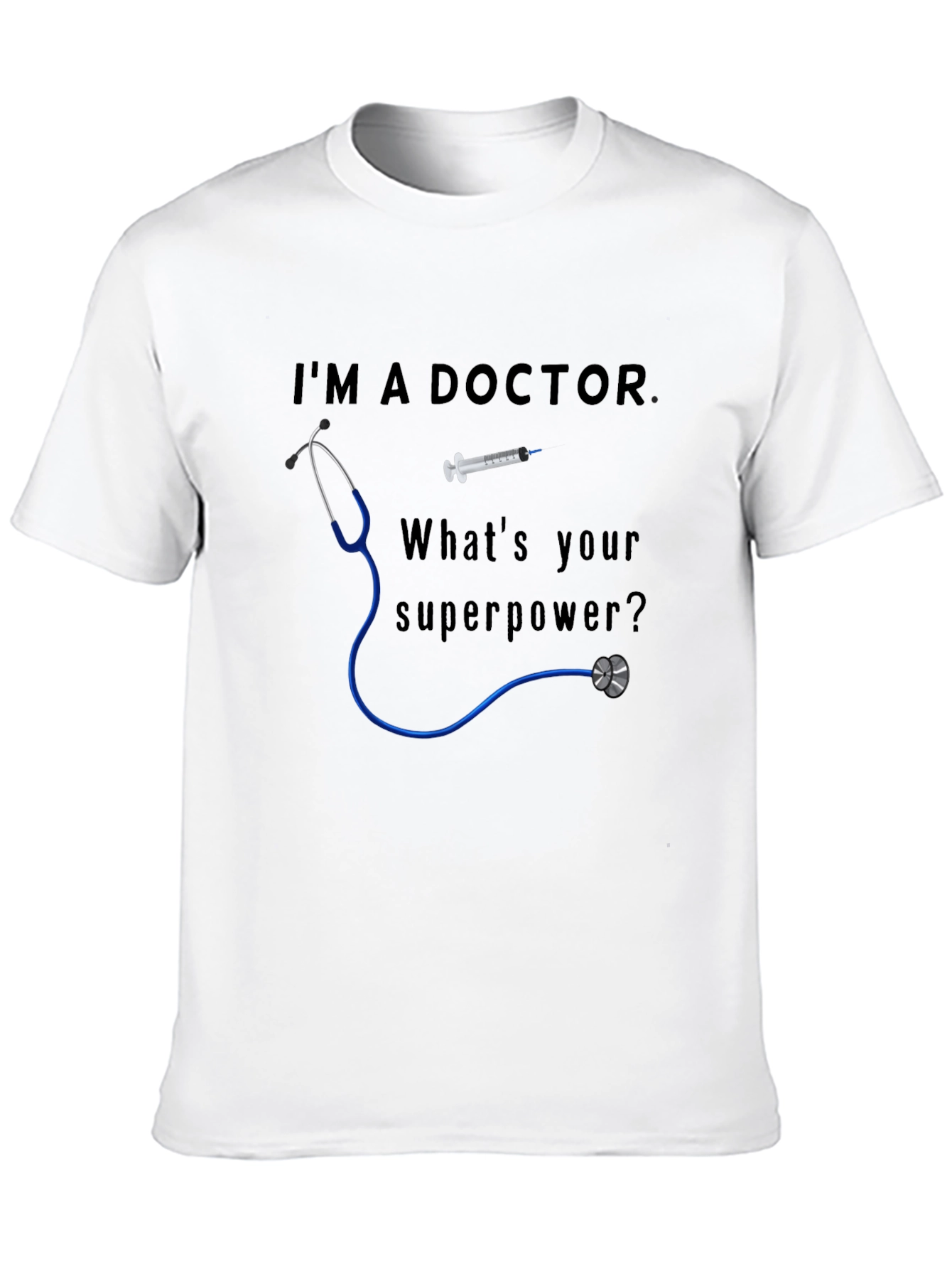 Camiseta Doctor Superpoder Estetoscopio