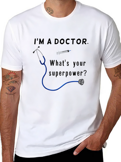 Camiseta Doctor Superpoder Estetoscopio