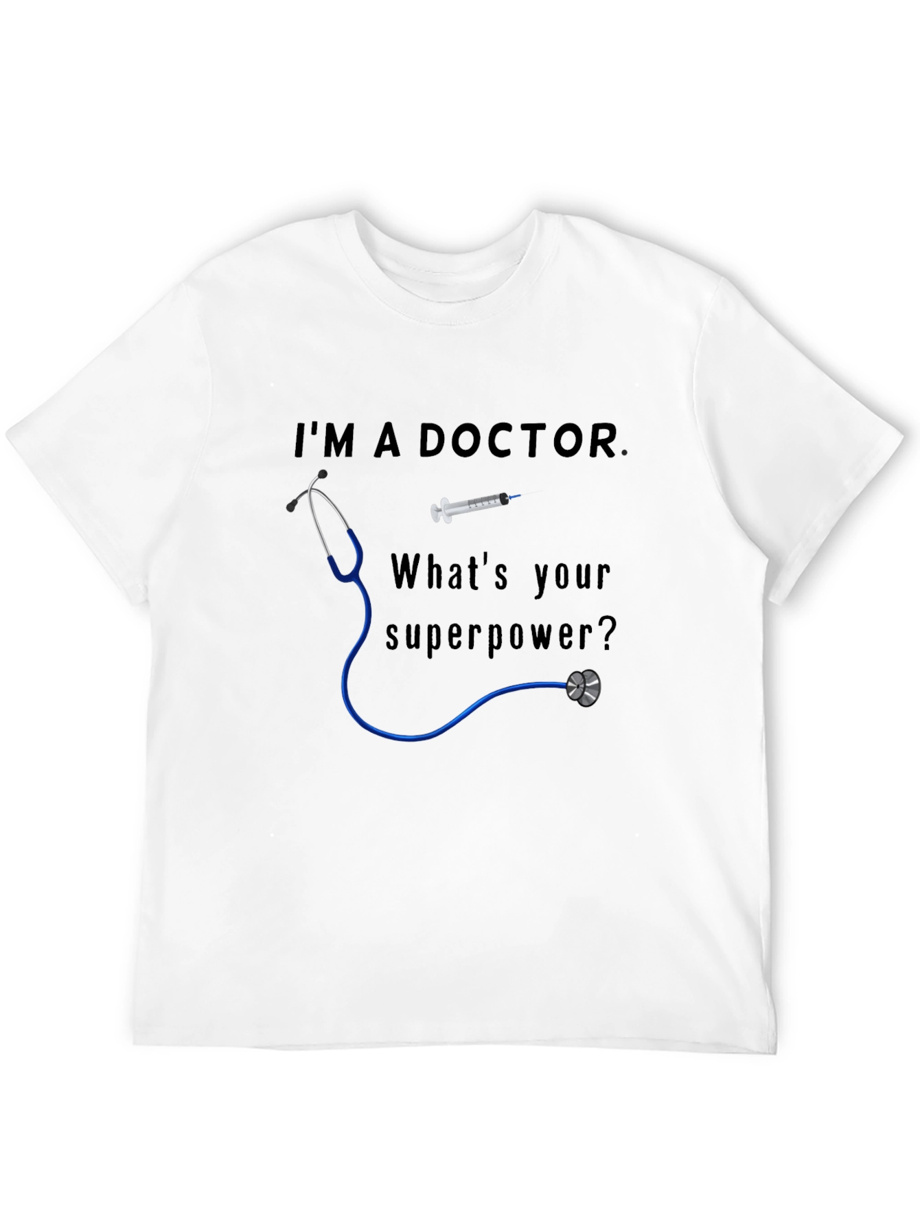 Camiseta Doctor Superpoder Estetoscopio