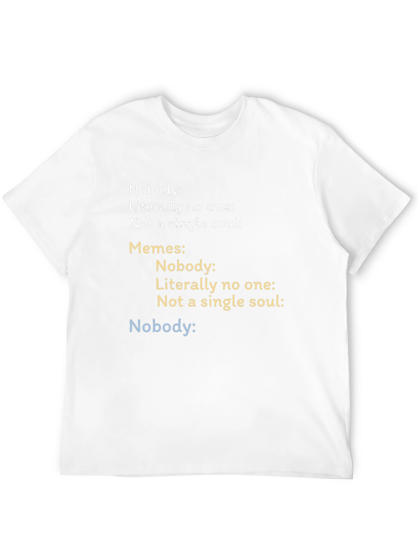 Camiseta Negra Estampada - Meme Divertido