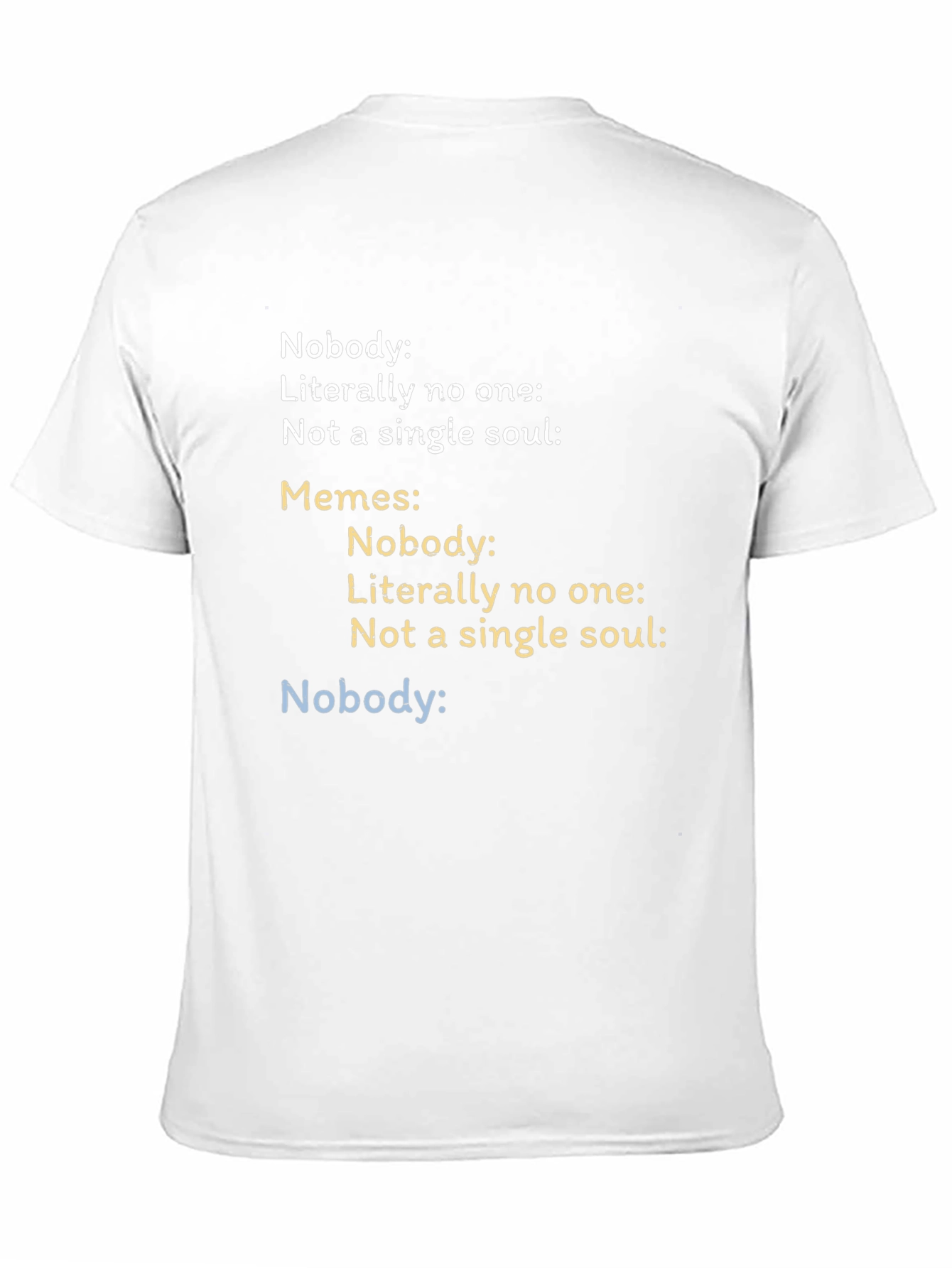 Camiseta Negra Estampada - Meme Divertido