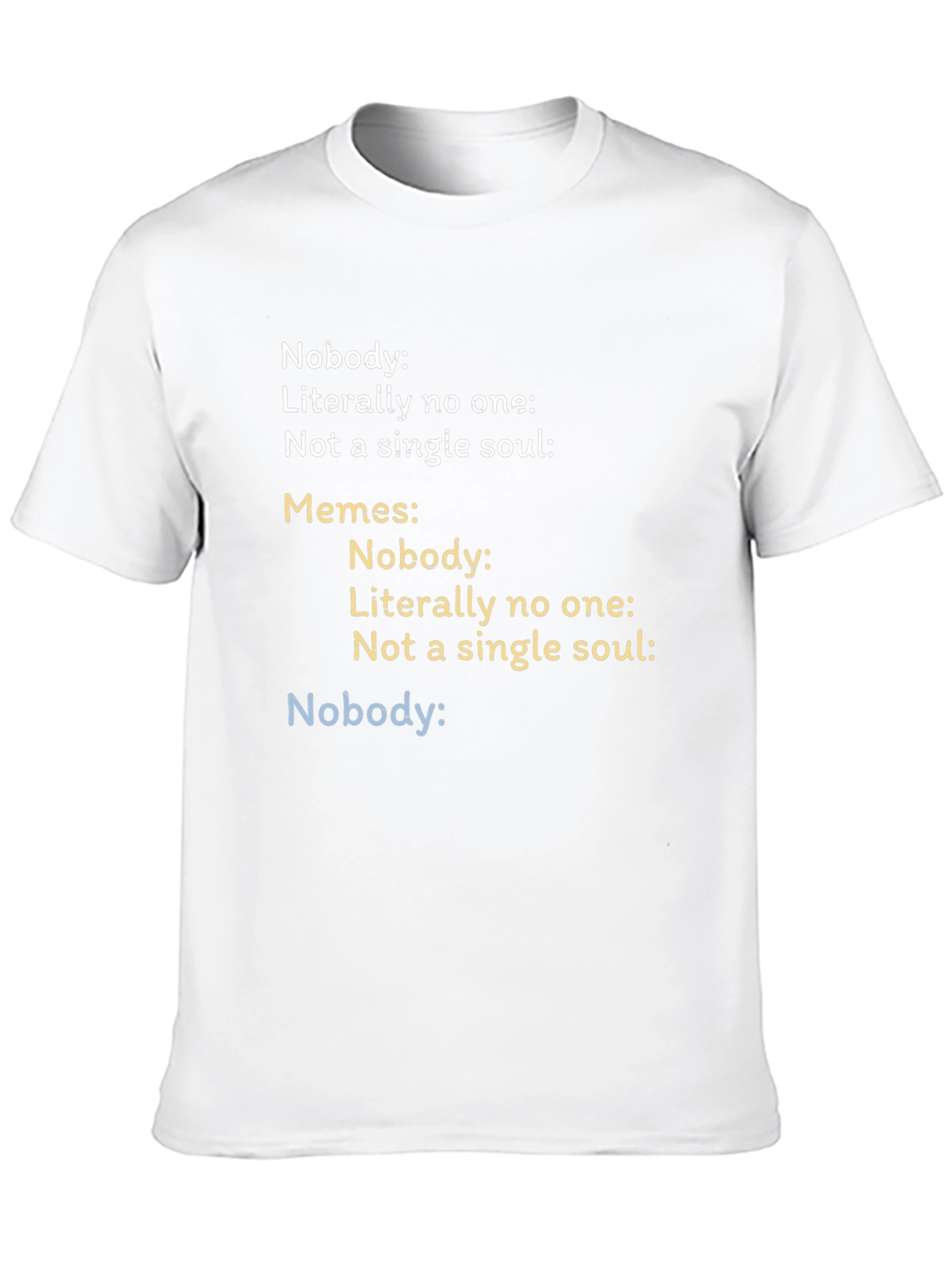 Camiseta Negra Estampada - Meme Divertido
