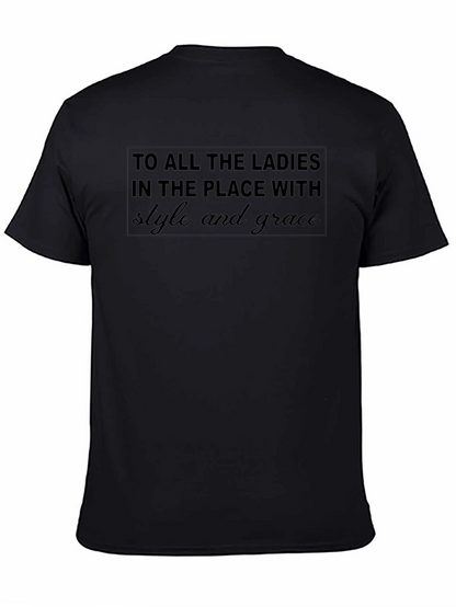 Camiseta Negra: Estilo y Gracia para Hombres