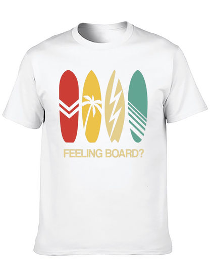 Camiseta Negra Estampada Feeling Board?