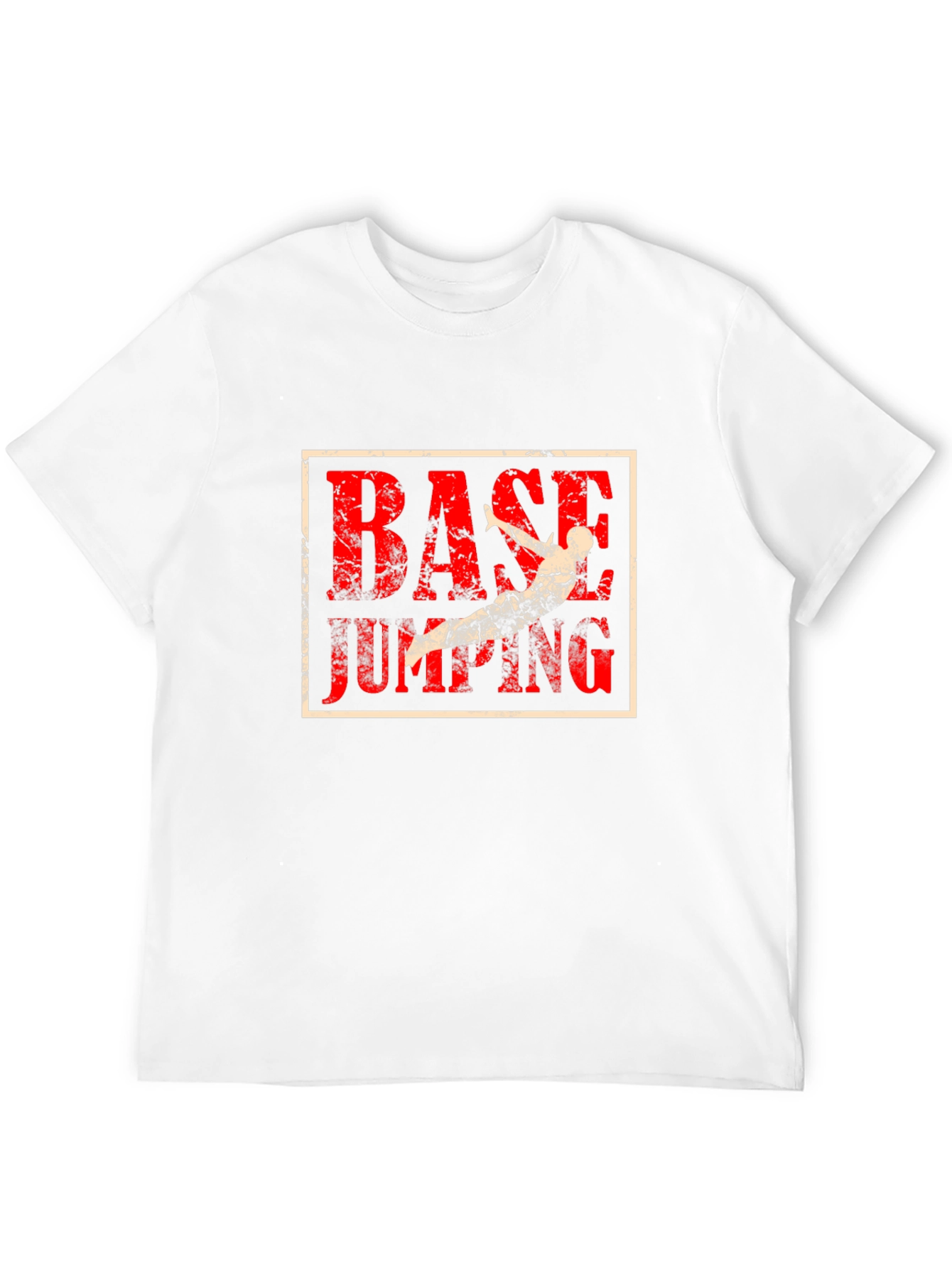 Camiseta Negra con Diseño de Salto BASE