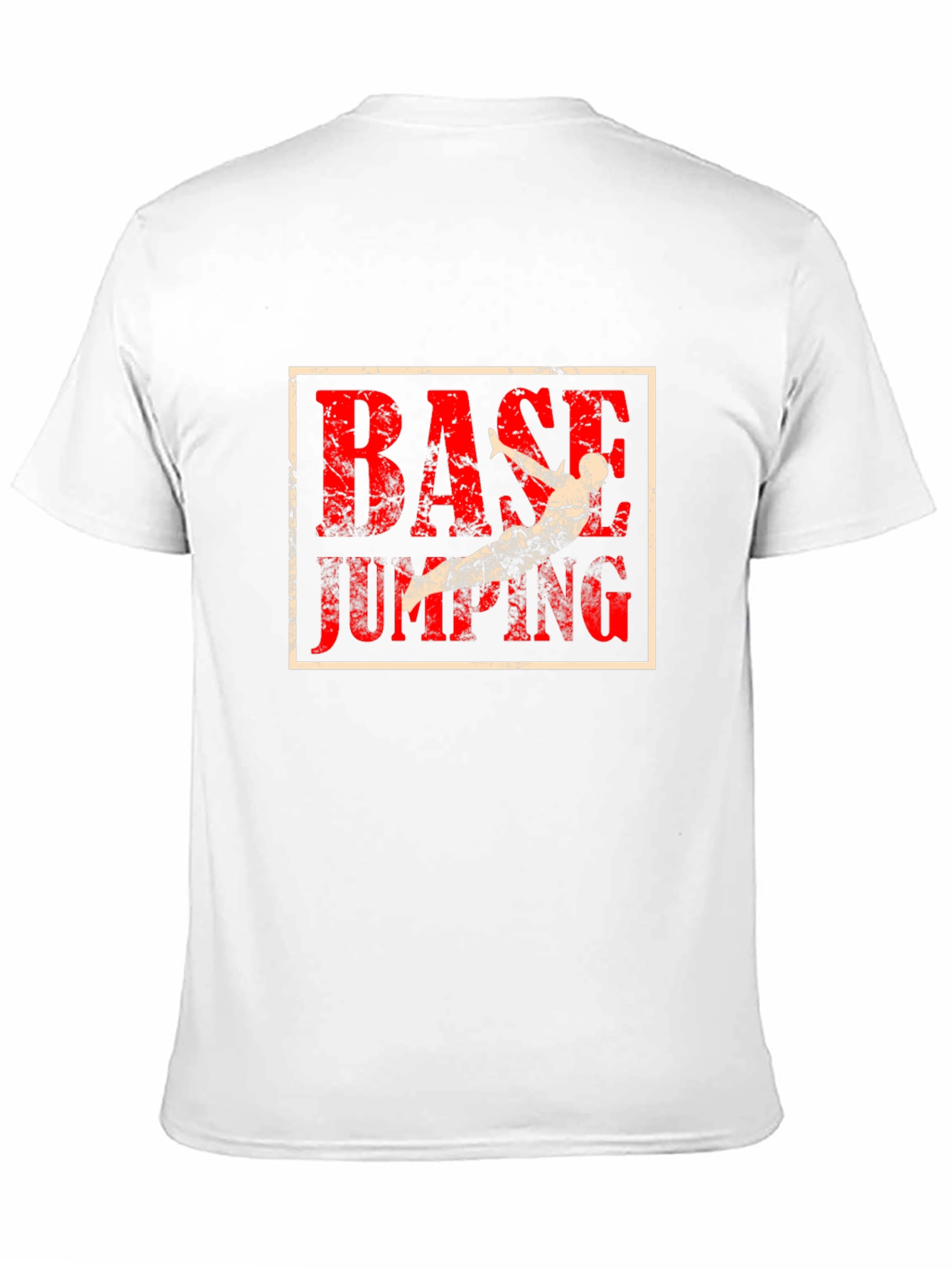 Camiseta Negra con Diseño de Salto BASE