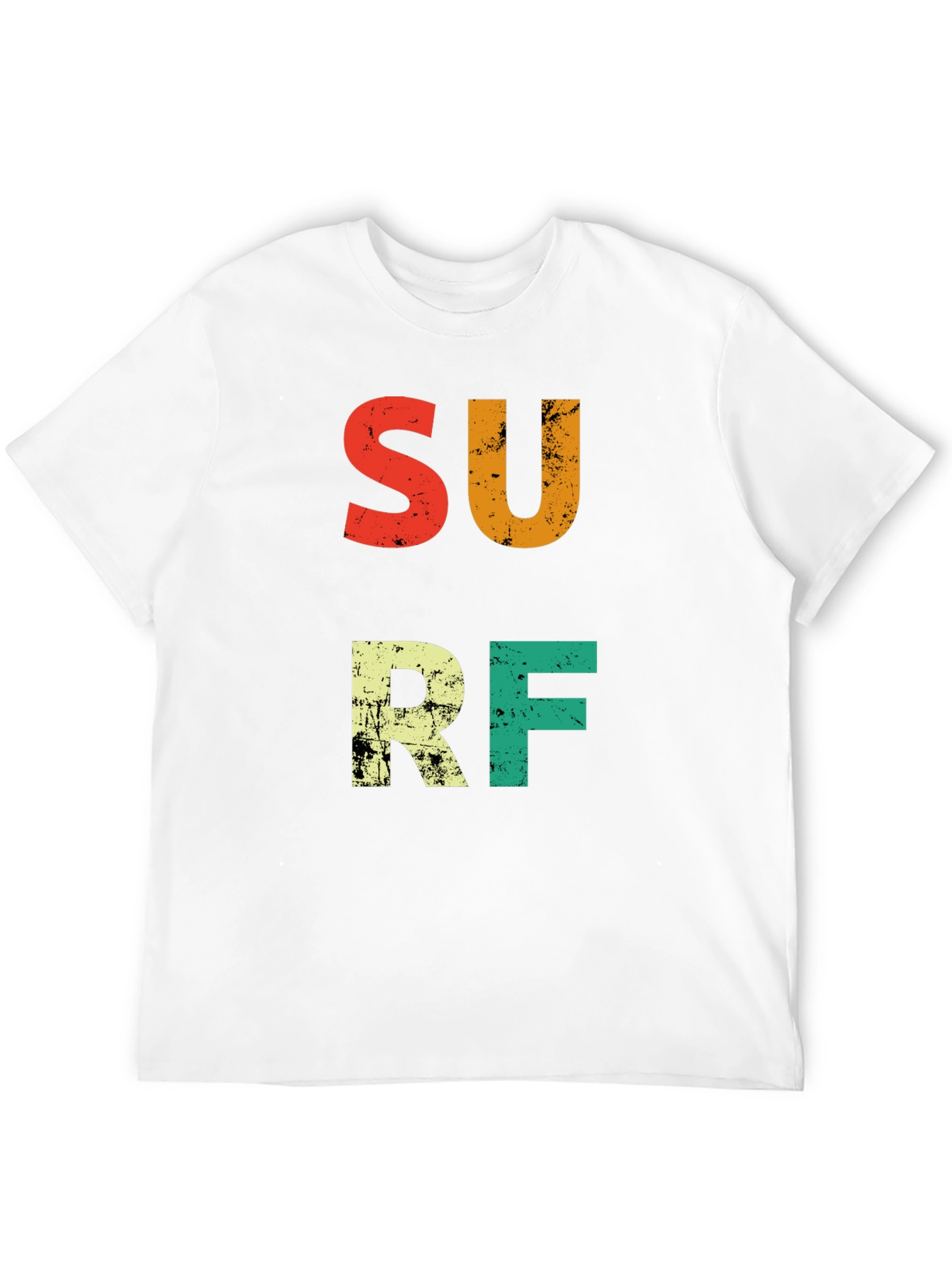 Camiseta Surf Retro de Algodón para Hombre