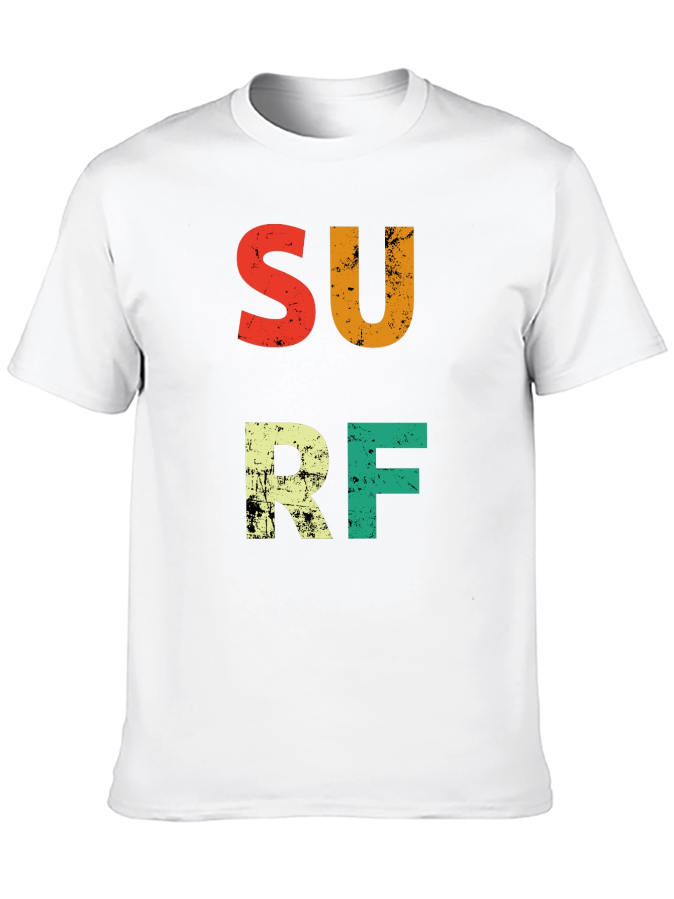 Camiseta Surf Retro de Algodón para Hombre