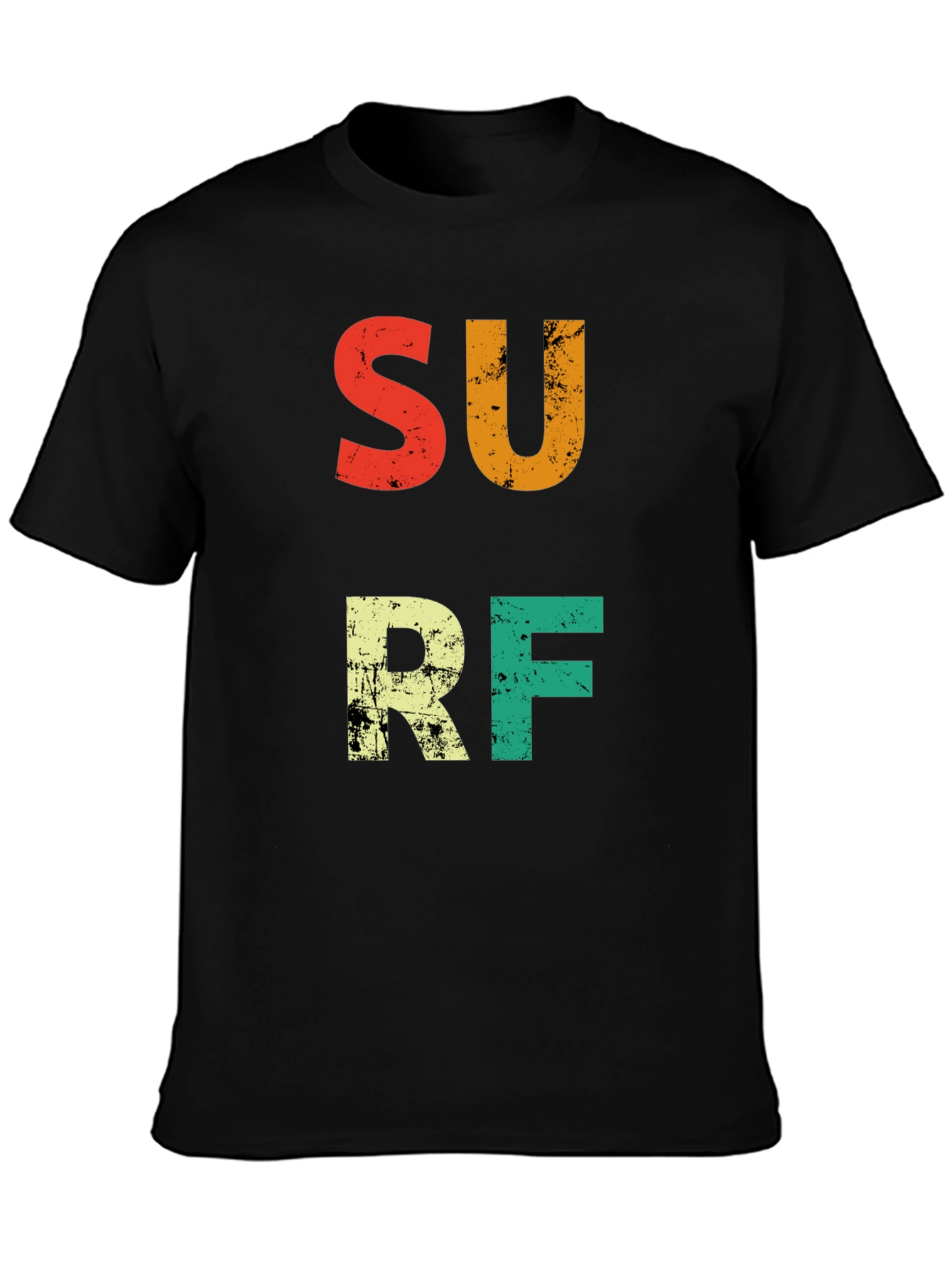Camiseta Surf Retro de Algodón para Hombre