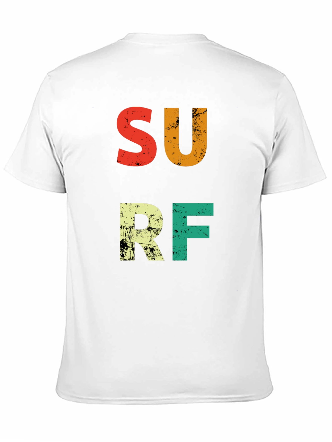Camiseta Surf Retro de Algodón para Hombre